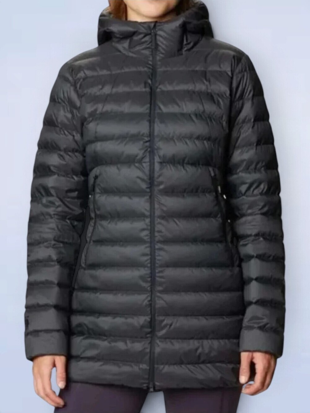 Mountain Hardwear Rhea Ridge Down Parka Puffer Jacket Black - Size Small